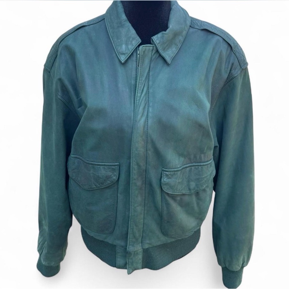 men's vintage global identity G-Ill flight bomber jacket